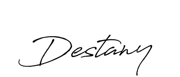 How to make Destany name signature. Use Antro_Vectra_Bolder style for creating short signs online. This is the latest handwritten sign. Destany signature style 7 images and pictures png