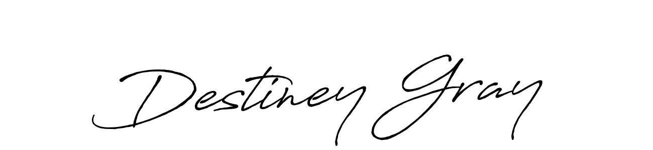 Also You can easily find your signature by using the search form. We will create Destiney Gray name handwritten signature images for you free of cost using Antro_Vectra_Bolder sign style. Destiney Gray signature style 7 images and pictures png