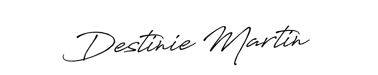 Use a signature maker to create a handwritten signature online. With this signature software, you can design (Antro_Vectra_Bolder) your own signature for name Destinie Martin. Destinie Martin signature style 7 images and pictures png