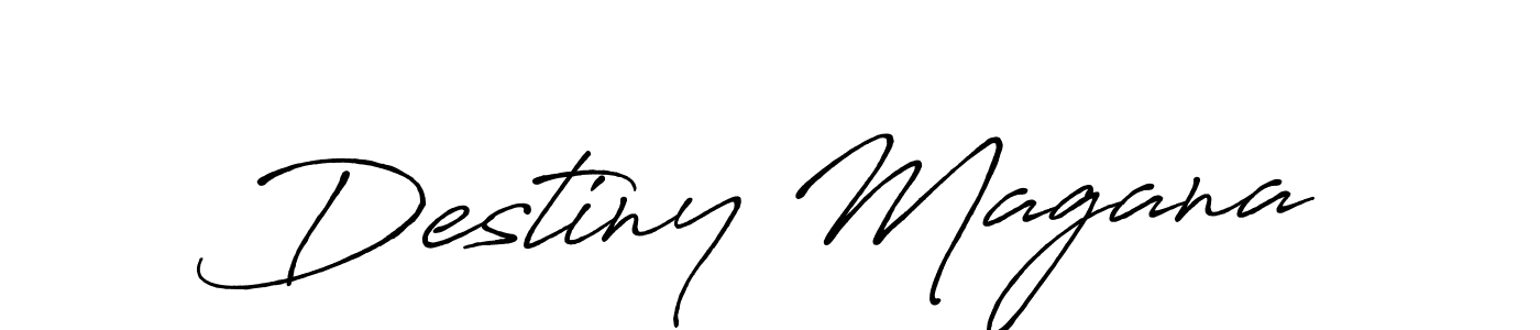 Make a beautiful signature design for name Destiny Magana. Use this online signature maker to create a handwritten signature for free. Destiny Magana signature style 7 images and pictures png