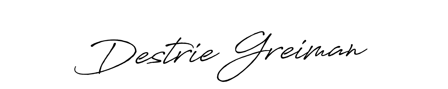 This is the best signature style for the Destrie Greiman name. Also you like these signature font (Antro_Vectra_Bolder). Mix name signature. Destrie Greiman signature style 7 images and pictures png