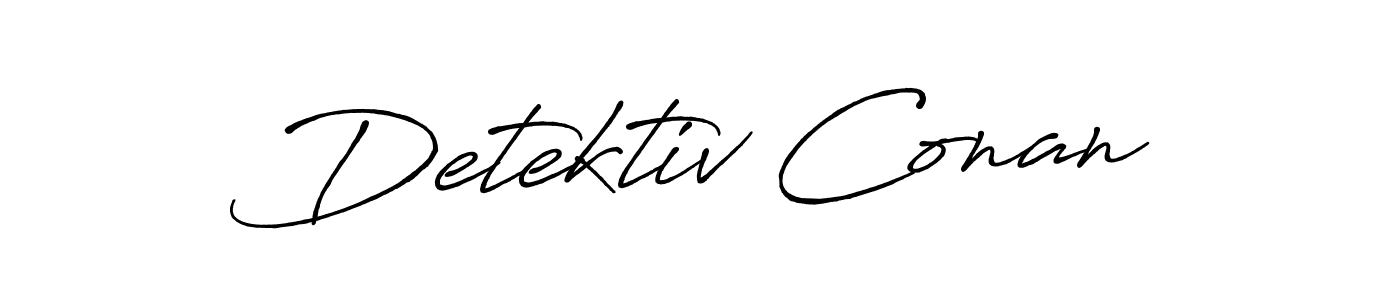 How to make Detektiv Conan signature? Antro_Vectra_Bolder is a professional autograph style. Create handwritten signature for Detektiv Conan name. Detektiv Conan signature style 7 images and pictures png