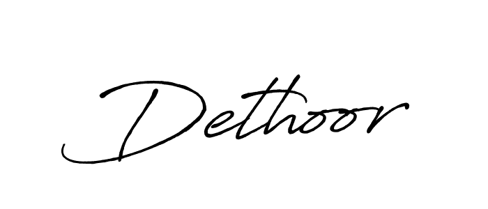 The best way (Antro_Vectra_Bolder) to make a short signature is to pick only two or three words in your name. The name Dethoor include a total of six letters. For converting this name. Dethoor signature style 7 images and pictures png