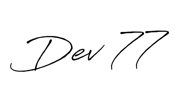 Here are the top 10 professional signature styles for the name Dev 77. These are the best autograph styles you can use for your name. Dev 77 signature style 7 images and pictures png