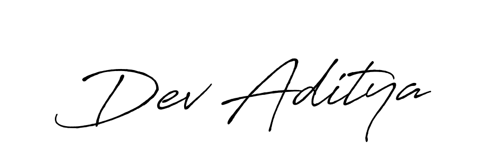 Once you've used our free online signature maker to create your best signature Antro_Vectra_Bolder style, it's time to enjoy all of the benefits that Dev Aditya name signing documents. Dev Aditya signature style 7 images and pictures png