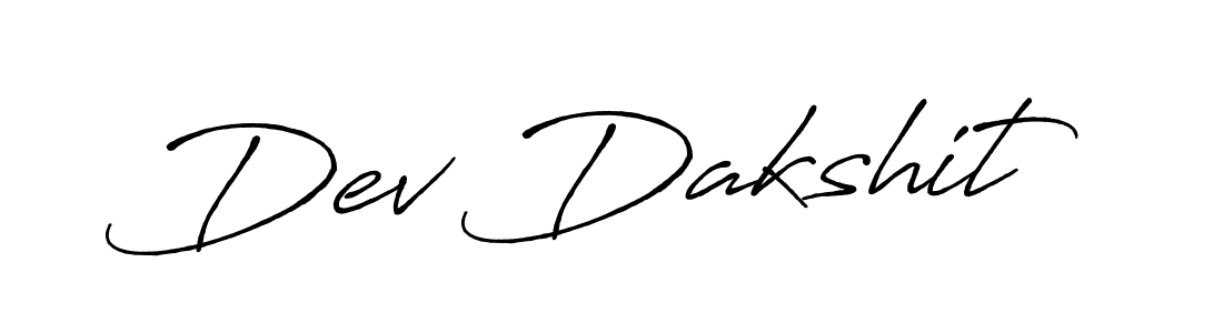 Use a signature maker to create a handwritten signature online. With this signature software, you can design (Antro_Vectra_Bolder) your own signature for name Dev Dakshit. Dev Dakshit signature style 7 images and pictures png