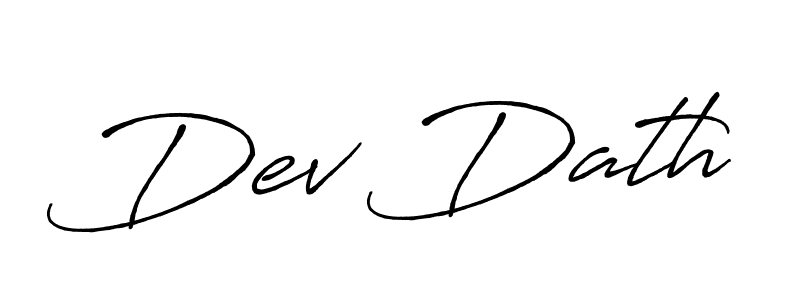 Similarly Antro_Vectra_Bolder is the best handwritten signature design. Signature creator online .You can use it as an online autograph creator for name Dev Dath. Dev Dath signature style 7 images and pictures png