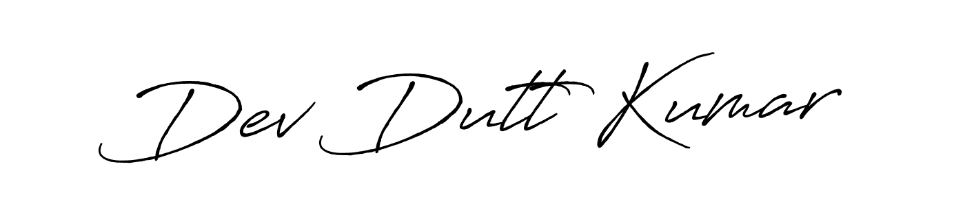 Make a short Dev Dutt Kumar signature style. Manage your documents anywhere anytime using Antro_Vectra_Bolder. Create and add eSignatures, submit forms, share and send files easily. Dev Dutt Kumar signature style 7 images and pictures png