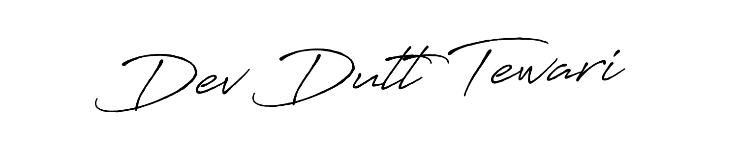 Dev Dutt Tewari stylish signature style. Best Handwritten Sign (Antro_Vectra_Bolder) for my name. Handwritten Signature Collection Ideas for my name Dev Dutt Tewari. Dev Dutt Tewari signature style 7 images and pictures png