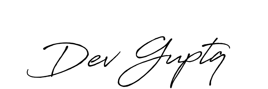 Similarly Antro_Vectra_Bolder is the best handwritten signature design. Signature creator online .You can use it as an online autograph creator for name Dev Guptq. Dev Guptq signature style 7 images and pictures png