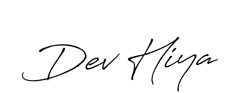 if you are searching for the best signature style for your name Dev Hiya. so please give up your signature search. here we have designed multiple signature styles  using Antro_Vectra_Bolder. Dev Hiya signature style 7 images and pictures png