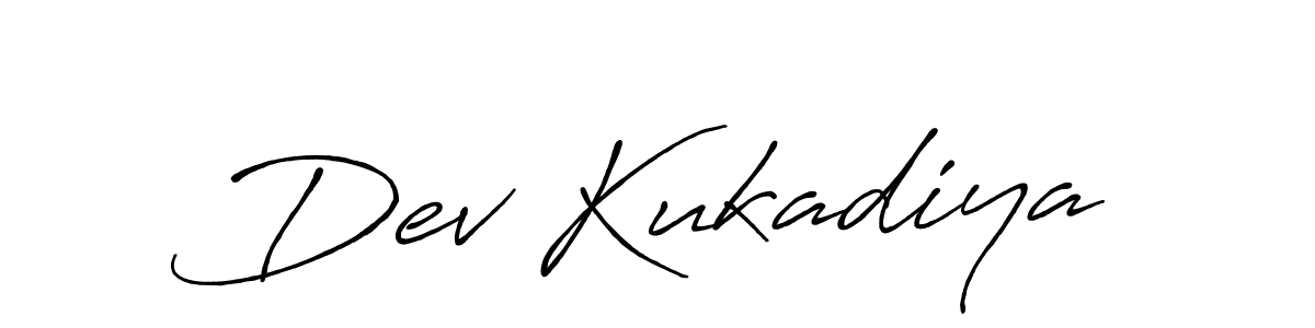 Make a short Dev Kukadiya signature style. Manage your documents anywhere anytime using Antro_Vectra_Bolder. Create and add eSignatures, submit forms, share and send files easily. Dev Kukadiya signature style 7 images and pictures png