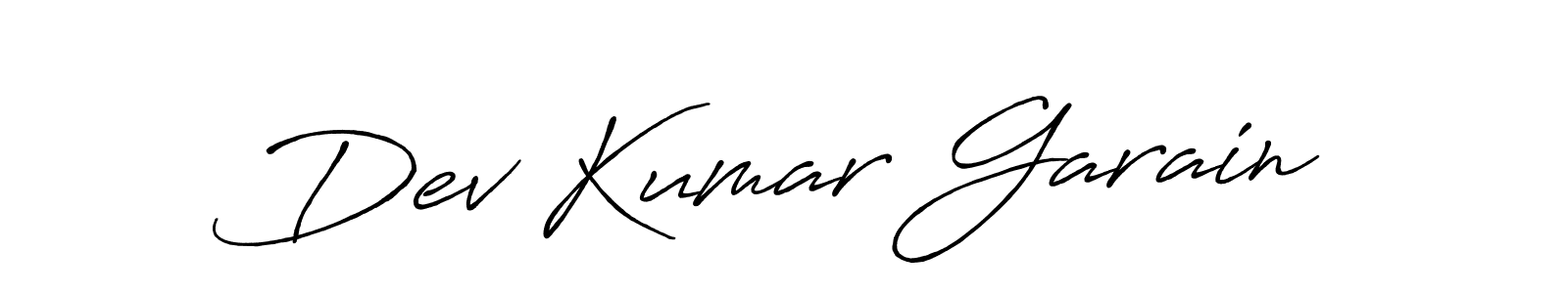 Design your own signature with our free online signature maker. With this signature software, you can create a handwritten (Antro_Vectra_Bolder) signature for name Dev Kumar Garain. Dev Kumar Garain signature style 7 images and pictures png