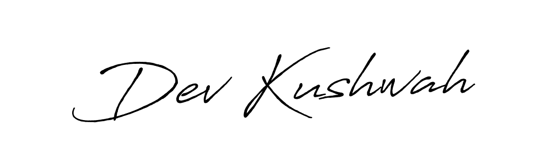 Similarly Antro_Vectra_Bolder is the best handwritten signature design. Signature creator online .You can use it as an online autograph creator for name Dev Kushwah. Dev Kushwah signature style 7 images and pictures png
