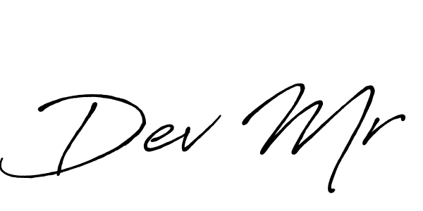 Make a beautiful signature design for name Dev Mr. With this signature (Antro_Vectra_Bolder) style, you can create a handwritten signature for free. Dev Mr signature style 7 images and pictures png