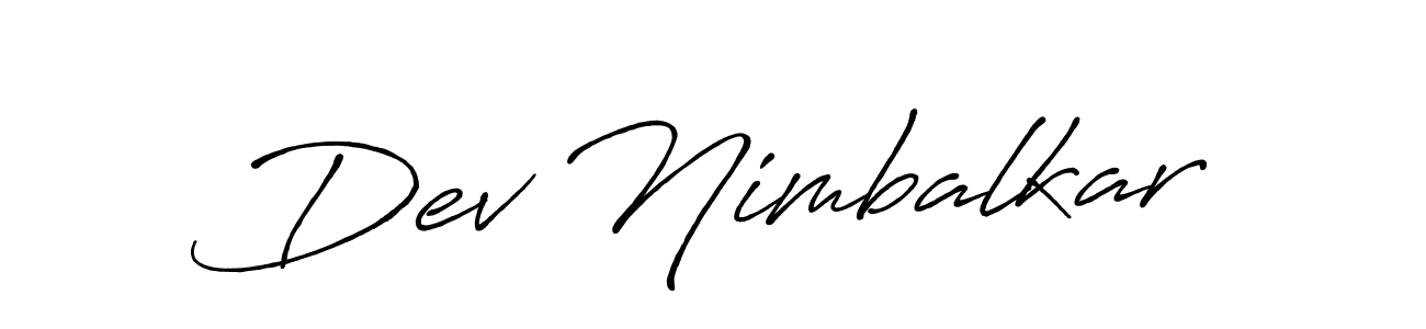 Check out images of Autograph of Dev Nimbalkar name. Actor Dev Nimbalkar Signature Style. Antro_Vectra_Bolder is a professional sign style online. Dev Nimbalkar signature style 7 images and pictures png