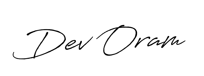 Also You can easily find your signature by using the search form. We will create Dev Oram name handwritten signature images for you free of cost using Antro_Vectra_Bolder sign style. Dev Oram signature style 7 images and pictures png
