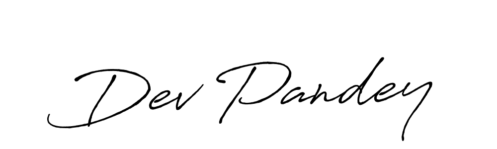 How to make Dev Pandey signature? Antro_Vectra_Bolder is a professional autograph style. Create handwritten signature for Dev Pandey name. Dev Pandey signature style 7 images and pictures png