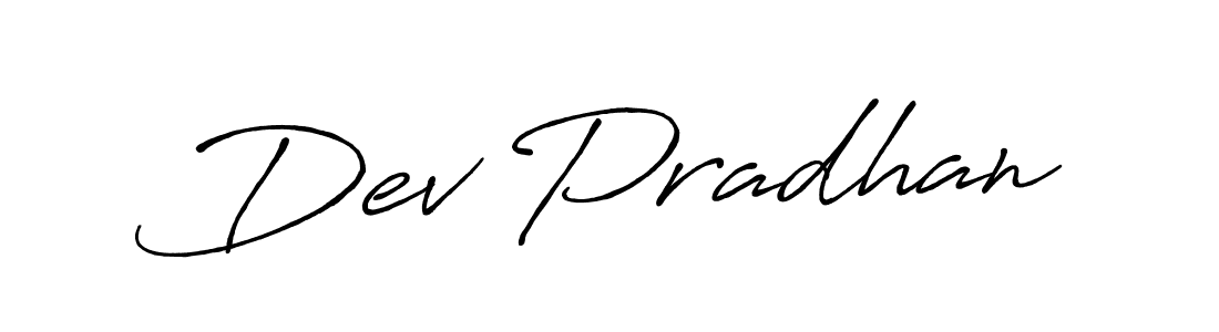 Also we have Dev Pradhan name is the best signature style. Create professional handwritten signature collection using Antro_Vectra_Bolder autograph style. Dev Pradhan signature style 7 images and pictures png