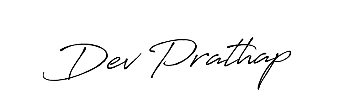 Create a beautiful signature design for name Dev Prathap. With this signature (Antro_Vectra_Bolder) fonts, you can make a handwritten signature for free. Dev Prathap signature style 7 images and pictures png