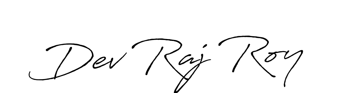 Once you've used our free online signature maker to create your best signature Antro_Vectra_Bolder style, it's time to enjoy all of the benefits that Dev Raj Roy name signing documents. Dev Raj Roy signature style 7 images and pictures png
