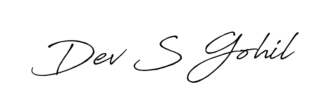 It looks lik you need a new signature style for name Dev S Gohil. Design unique handwritten (Antro_Vectra_Bolder) signature with our free signature maker in just a few clicks. Dev S Gohil signature style 7 images and pictures png