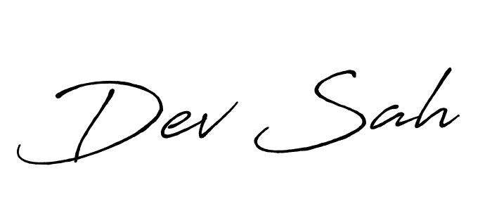 You should practise on your own different ways (Antro_Vectra_Bolder) to write your name (Dev Sah) in signature. don't let someone else do it for you. Dev Sah signature style 7 images and pictures png