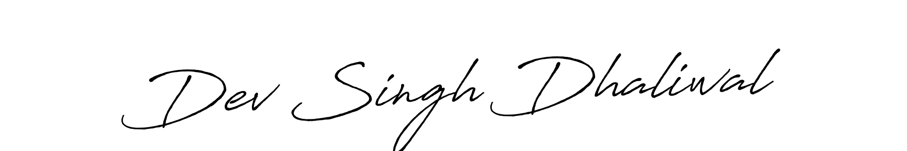 Also we have Dev Singh Dhaliwal name is the best signature style. Create professional handwritten signature collection using Antro_Vectra_Bolder autograph style. Dev Singh Dhaliwal signature style 7 images and pictures png