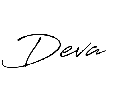 Use a signature maker to create a handwritten signature online. With this signature software, you can design (Antro_Vectra_Bolder) your own signature for name Deva. Deva signature style 7 images and pictures png