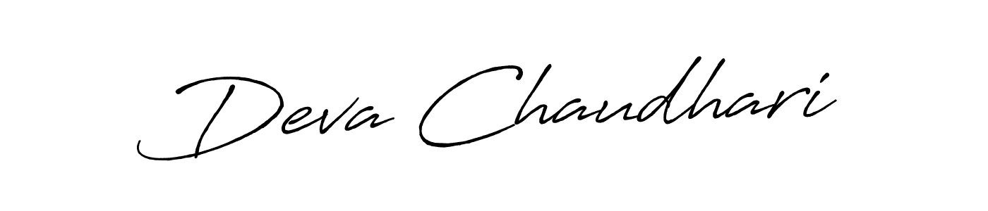 Once you've used our free online signature maker to create your best signature Antro_Vectra_Bolder style, it's time to enjoy all of the benefits that Deva Chaudhari name signing documents. Deva Chaudhari signature style 7 images and pictures png