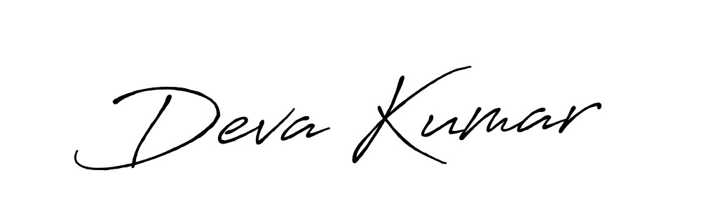 Also You can easily find your signature by using the search form. We will create Deva Kumar name handwritten signature images for you free of cost using Antro_Vectra_Bolder sign style. Deva Kumar signature style 7 images and pictures png