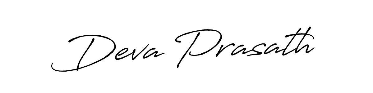 Make a short Deva Prasath signature style. Manage your documents anywhere anytime using Antro_Vectra_Bolder. Create and add eSignatures, submit forms, share and send files easily. Deva Prasath signature style 7 images and pictures png