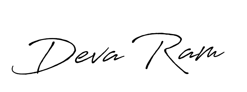 The best way (Antro_Vectra_Bolder) to make a short signature is to pick only two or three words in your name. The name Deva Ram include a total of six letters. For converting this name. Deva Ram signature style 7 images and pictures png