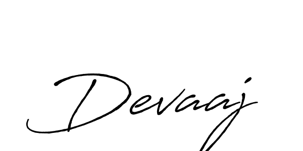 Devaaj stylish signature style. Best Handwritten Sign (Antro_Vectra_Bolder) for my name. Handwritten Signature Collection Ideas for my name Devaaj. Devaaj signature style 7 images and pictures png