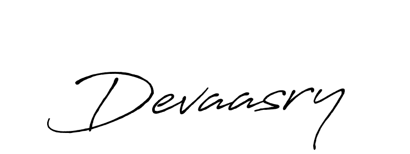 Make a beautiful signature design for name Devaasry. With this signature (Antro_Vectra_Bolder) style, you can create a handwritten signature for free. Devaasry signature style 7 images and pictures png