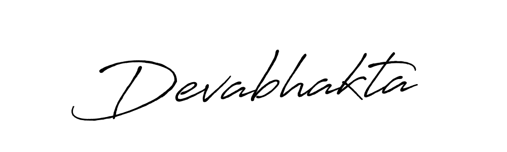 Design your own signature with our free online signature maker. With this signature software, you can create a handwritten (Antro_Vectra_Bolder) signature for name Devabhakta. Devabhakta signature style 7 images and pictures png