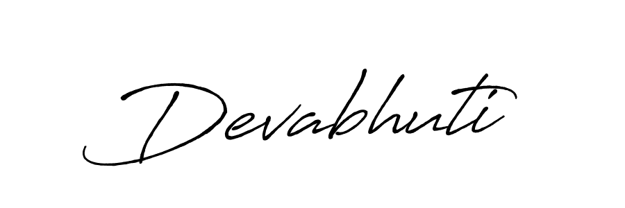 Once you've used our free online signature maker to create your best signature Antro_Vectra_Bolder style, it's time to enjoy all of the benefits that Devabhuti name signing documents. Devabhuti signature style 7 images and pictures png