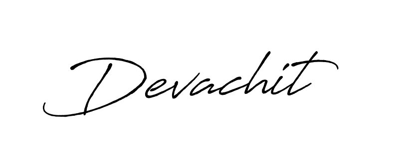 Devachit stylish signature style. Best Handwritten Sign (Antro_Vectra_Bolder) for my name. Handwritten Signature Collection Ideas for my name Devachit. Devachit signature style 7 images and pictures png