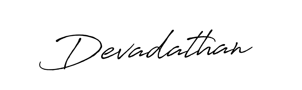 Create a beautiful signature design for name Devadathan. With this signature (Antro_Vectra_Bolder) fonts, you can make a handwritten signature for free. Devadathan signature style 7 images and pictures png