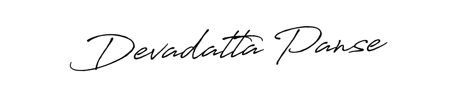 Use a signature maker to create a handwritten signature online. With this signature software, you can design (Antro_Vectra_Bolder) your own signature for name Devadatta Panse. Devadatta Panse signature style 7 images and pictures png