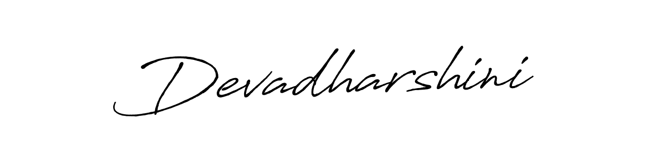 if you are searching for the best signature style for your name Devadharshini. so please give up your signature search. here we have designed multiple signature styles  using Antro_Vectra_Bolder. Devadharshini signature style 7 images and pictures png