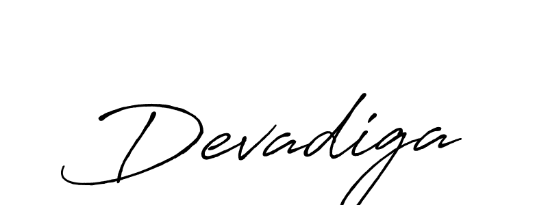 Devadiga stylish signature style. Best Handwritten Sign (Antro_Vectra_Bolder) for my name. Handwritten Signature Collection Ideas for my name Devadiga. Devadiga signature style 7 images and pictures png