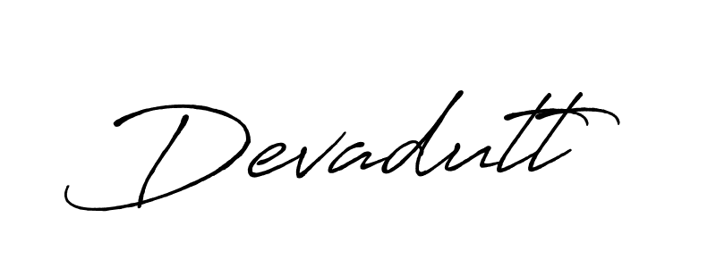 Devadutt stylish signature style. Best Handwritten Sign (Antro_Vectra_Bolder) for my name. Handwritten Signature Collection Ideas for my name Devadutt. Devadutt signature style 7 images and pictures png