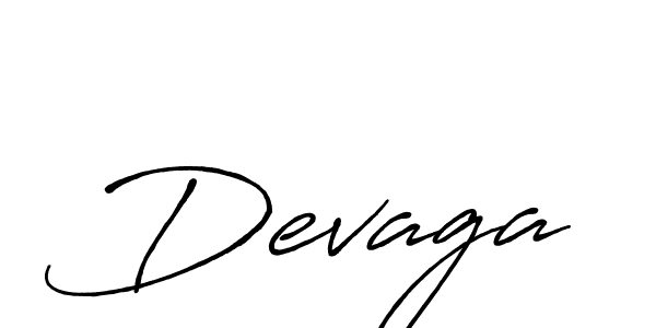 How to make Devaga name signature. Use Antro_Vectra_Bolder style for creating short signs online. This is the latest handwritten sign. Devaga signature style 7 images and pictures png