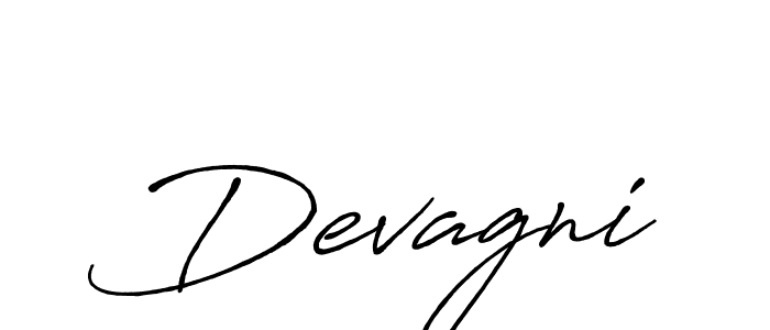 How to make Devagni name signature. Use Antro_Vectra_Bolder style for creating short signs online. This is the latest handwritten sign. Devagni signature style 7 images and pictures png