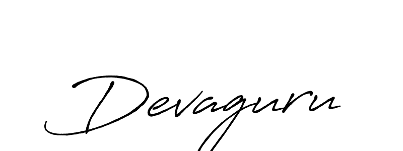 Devaguru stylish signature style. Best Handwritten Sign (Antro_Vectra_Bolder) for my name. Handwritten Signature Collection Ideas for my name Devaguru. Devaguru signature style 7 images and pictures png