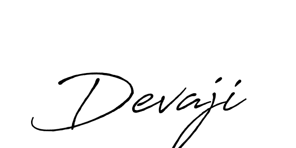 How to make Devaji signature? Antro_Vectra_Bolder is a professional autograph style. Create handwritten signature for Devaji name. Devaji signature style 7 images and pictures png