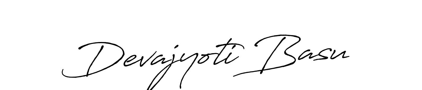 How to make Devajyoti Basu signature? Antro_Vectra_Bolder is a professional autograph style. Create handwritten signature for Devajyoti Basu name. Devajyoti Basu signature style 7 images and pictures png