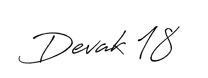 Antro_Vectra_Bolder is a professional signature style that is perfect for those who want to add a touch of class to their signature. It is also a great choice for those who want to make their signature more unique. Get Devak 18 name to fancy signature for free. Devak 18 signature style 7 images and pictures png