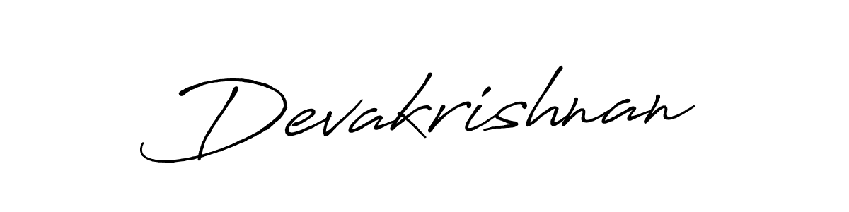 Make a beautiful signature design for name Devakrishnan. Use this online signature maker to create a handwritten signature for free. Devakrishnan signature style 7 images and pictures png